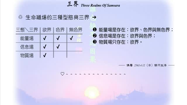 264【生命磁場的三種型態與三界】630412