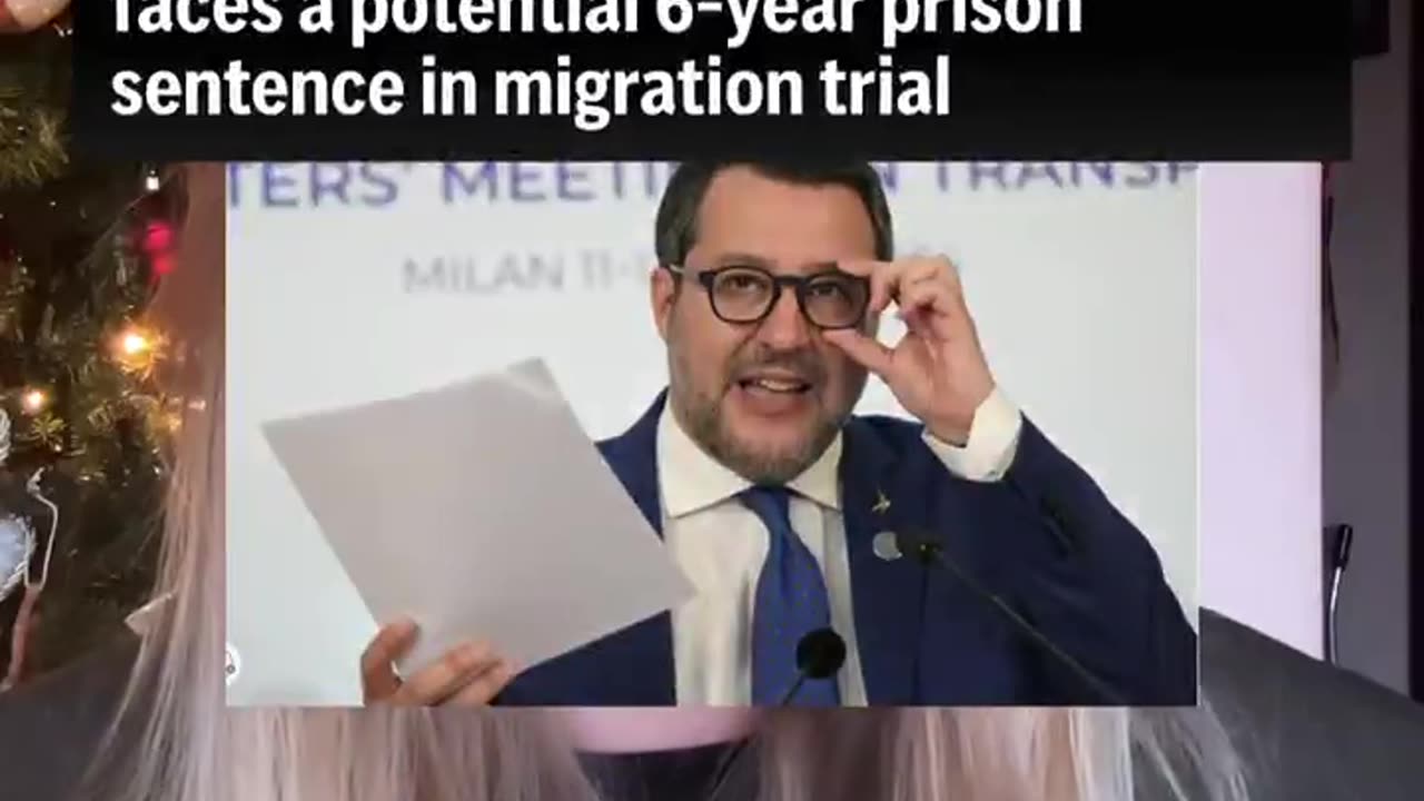 Salvini is facing 6 years in prison for the crime of trying to stop mass immigration