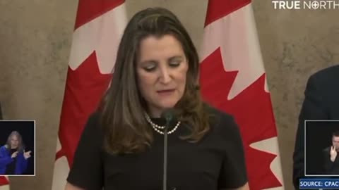Deputy PM Freeland SEEMS TO ENJOY DESPOTISM