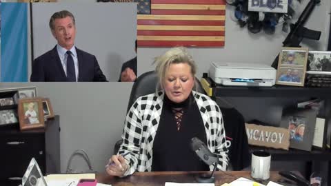 Lori discusses CA. Gov. Newsom, and how the white person is the villain in Biden administration!