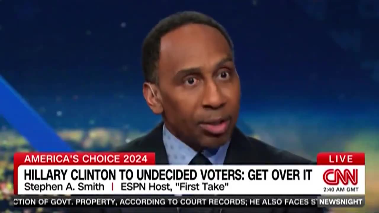 ESPN's Stephen Smith Says Hillary Clinton's Advice Is 'Detached' From Voters Ahead Of 2024