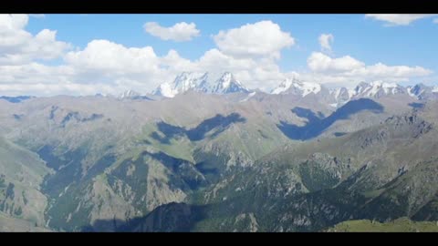 Aerial view ：The Mountains