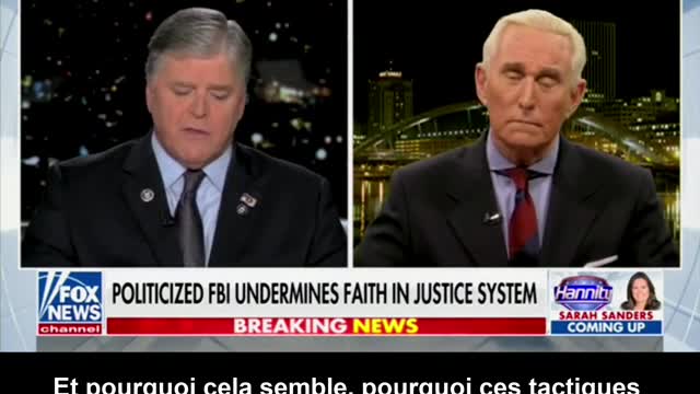 Roger Stone interview avec Sean Hannity - 12 août 2022
