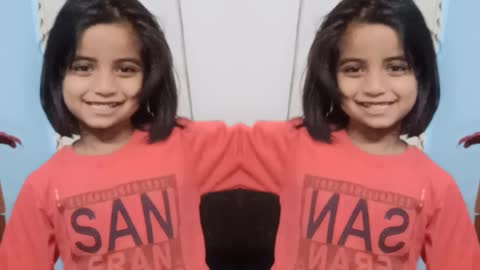 Two girls same face and good act