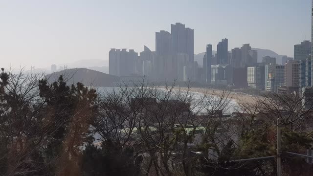 Seas from Haeundae Mountain