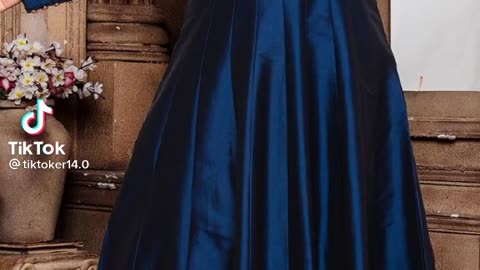 Blue maxi frock