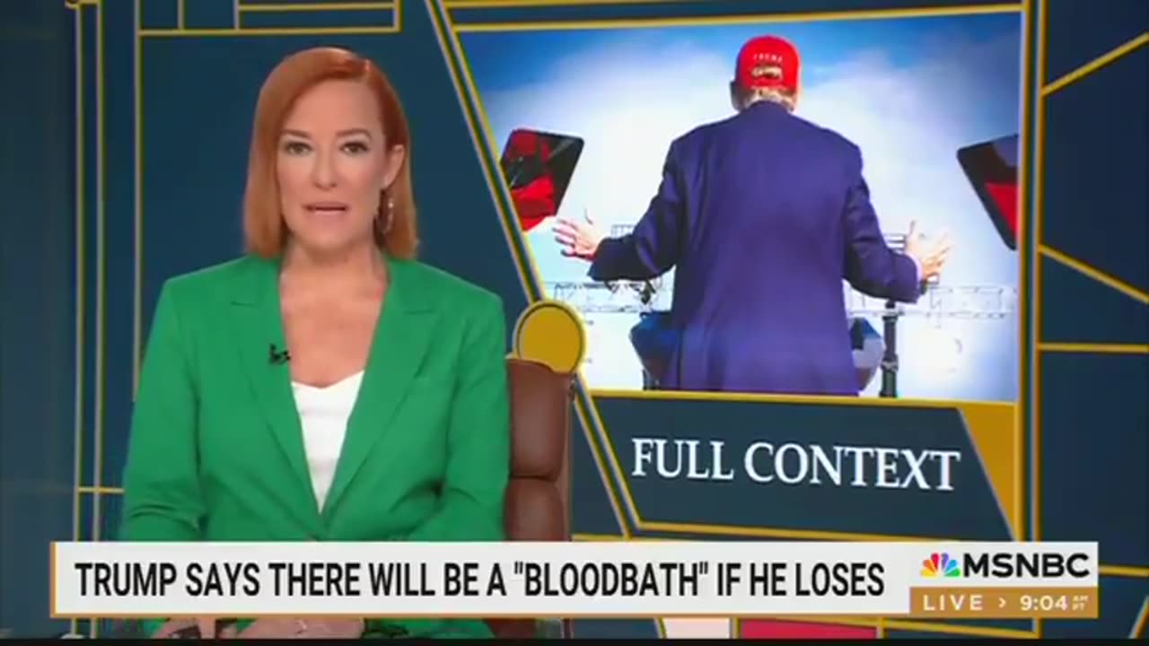 Jen Psaki Doubles Down On The 'Bloodbath' Hoax