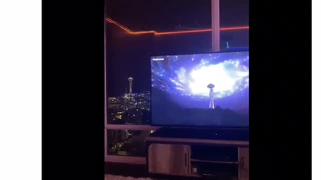 Fake FireWorks in Communist Seattle