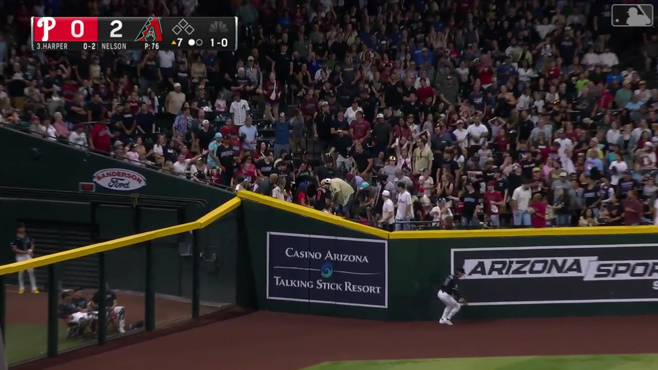 Bryce Harper HR off of Arizona pitcher Ryne Nelson