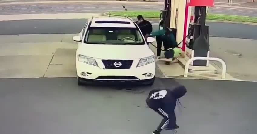 Man Attacked, Assaulted and Car Stolen While Getting Gas Near Philadelphia in Broad Daylight