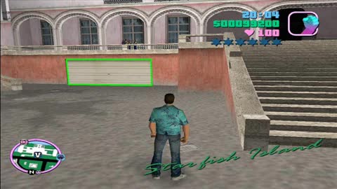 GTA Vice City - Garage door glitch (Diaz's mansion)