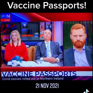 I Will Not Show A Covid Passport