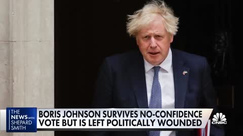 Boris Johnson survives no-confidence vote but is left politically wounded