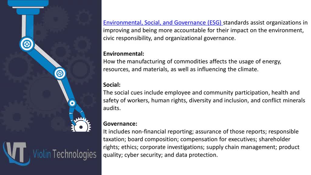 ESG and Smart Manufacturing and Leading Sustainability and Change