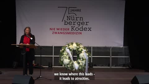 Mary Holland Speech at Nuremberg - 75th anniversary