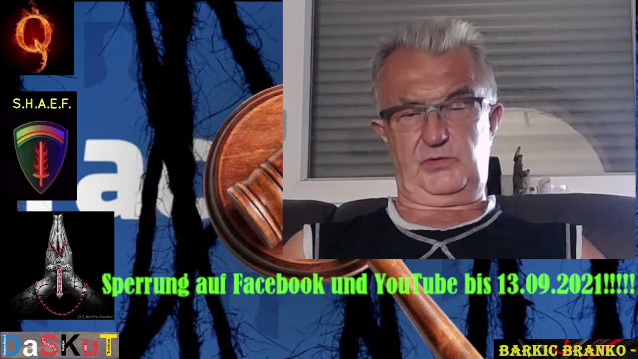 Sperrung auf Facebook und YouTube bis 13.09.2021!!!!!