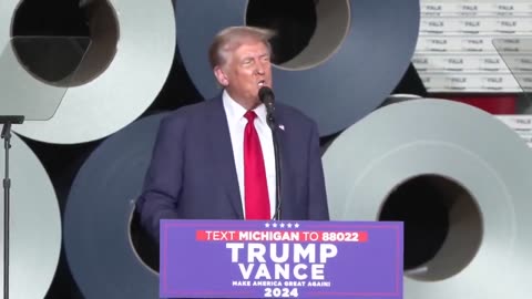 President Trump Slams Kamala Harris’ Open Border in Walker, MI