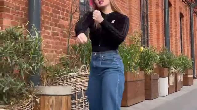 Beautiful girl dancing