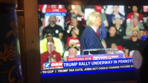 🦅 OANN Allentown Pennsylvania president Donald j trump Tuesday 08:44 pm