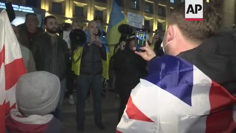 Georgia protesters demand PM quits over sanctions