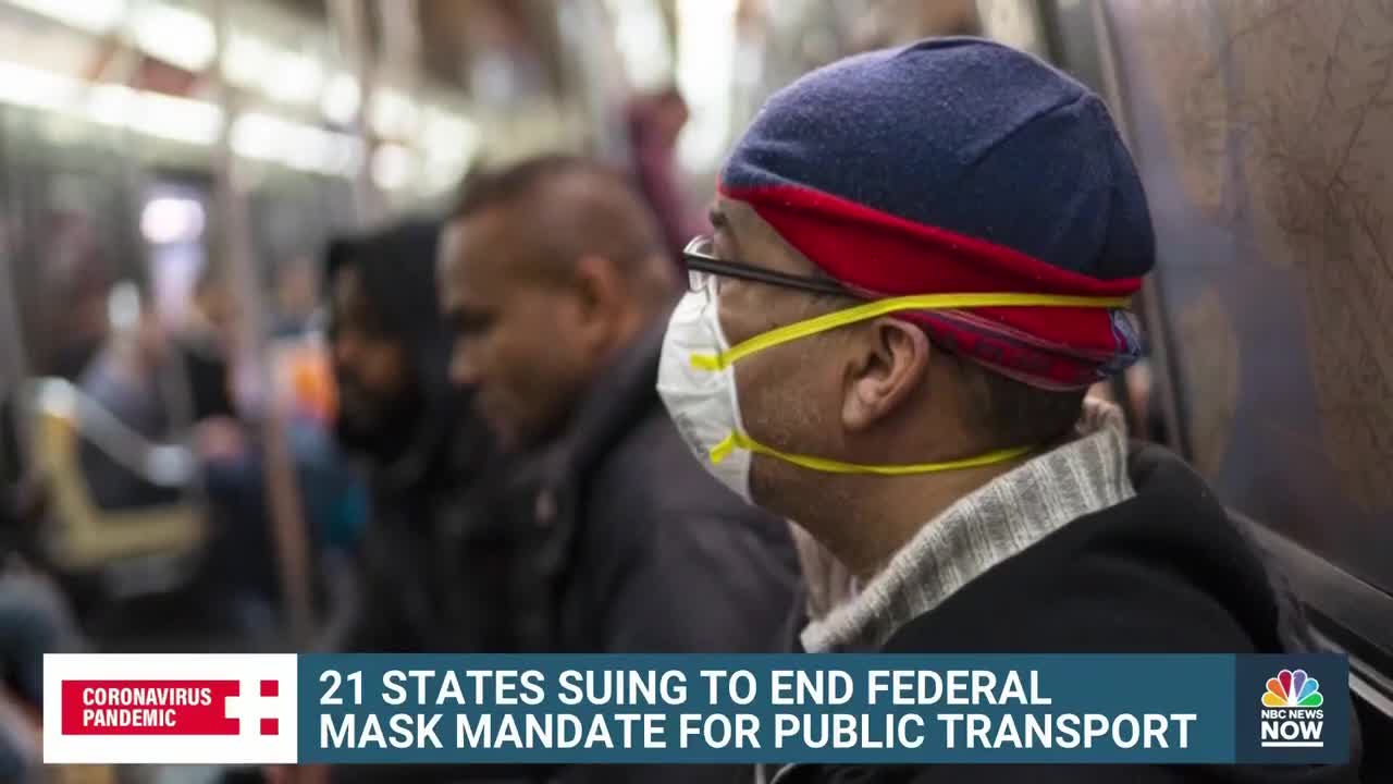 21 States Suing To End Mask Mandates On Public Transportation