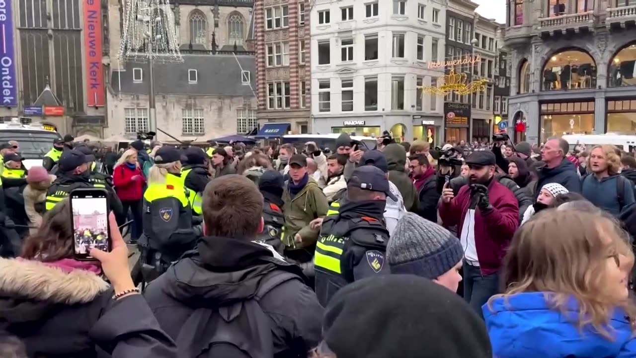 Dutch police halt pro-Palestinian rally after soccer violence