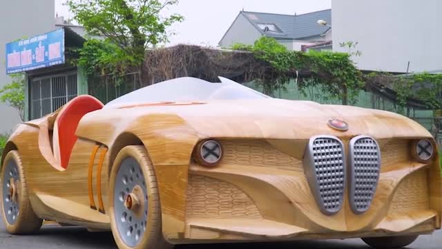 How to make a wooden BMW car