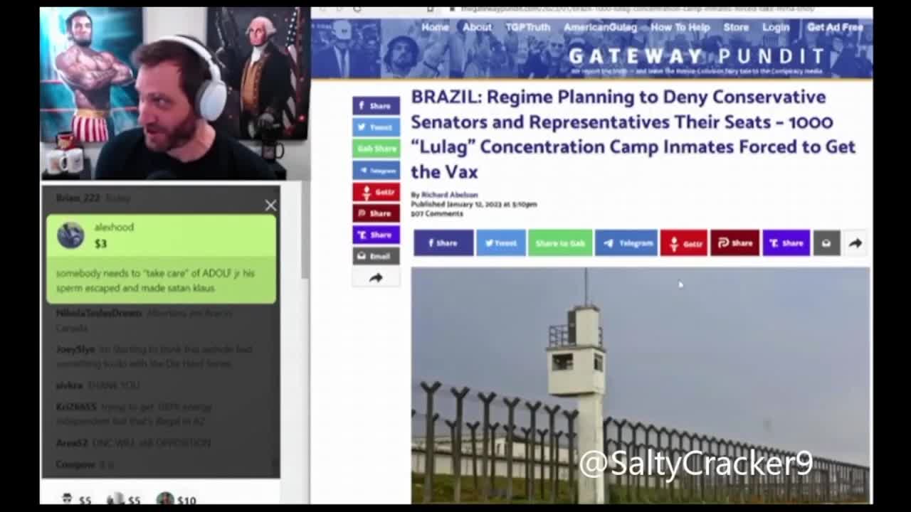 SALTY CLIP 30 BRAZIL UPDATE POLITICAL DISSIDENTS FORCIBLY VAXXED