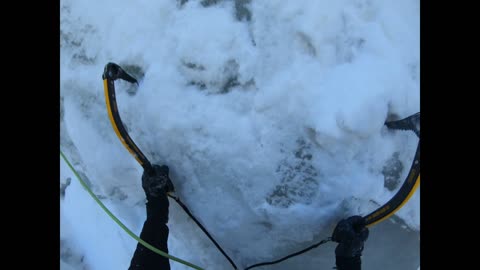 Ice Climbing Middle Cataract, Western Maine 2/9/2022