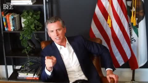 California Gov. Gavin Newsom's Melt Down