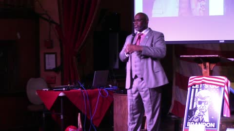 Brian Hawkins speaks to the Redlands Tea Party Patriots, March 3, 2022