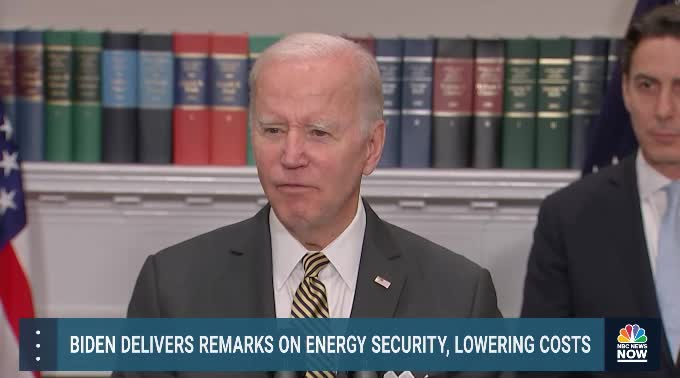 Reporter asks Biden if "it was politically motivated" to release oil from the Strategic Petroleum Reserve