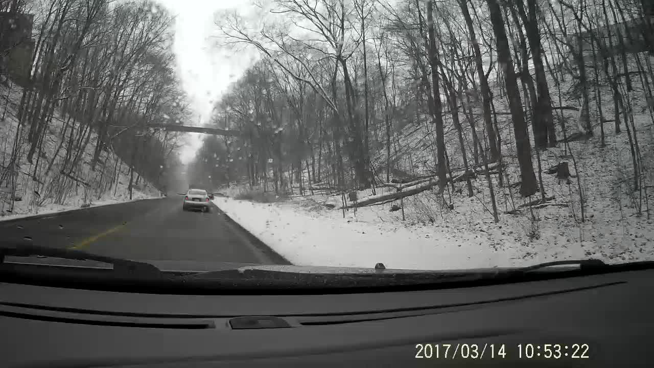 Dashcam - Snow Drive