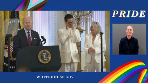 Biden: "Pride is back at the White House.