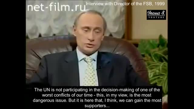 Putin predicts the Islamic State, 1999