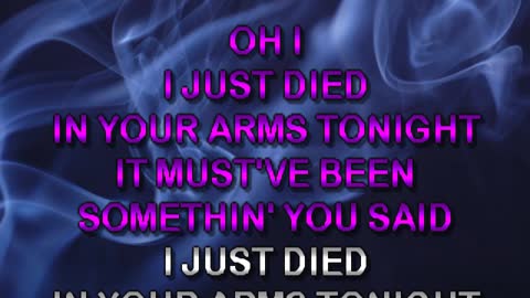 kbkaraokeking I Just Died In Your Arms Tonight (Cutting_Crew-KST)