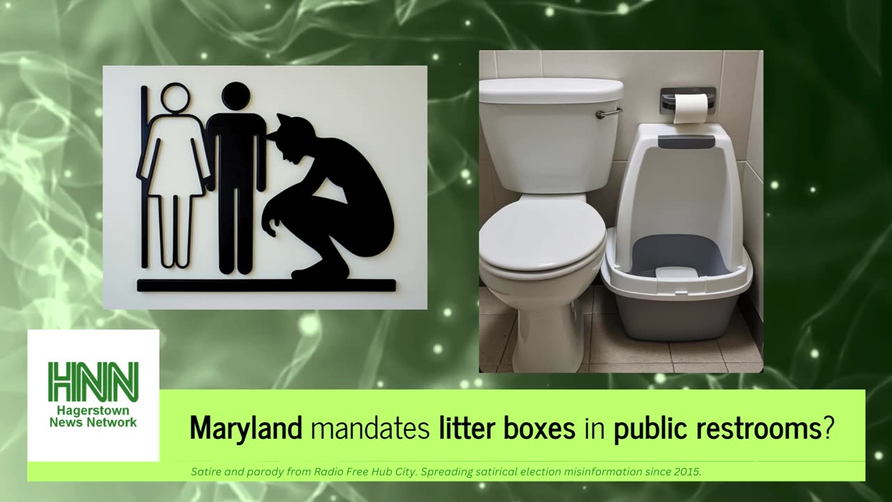 Maryland Mandates Litter Boxes in Public Restrooms?