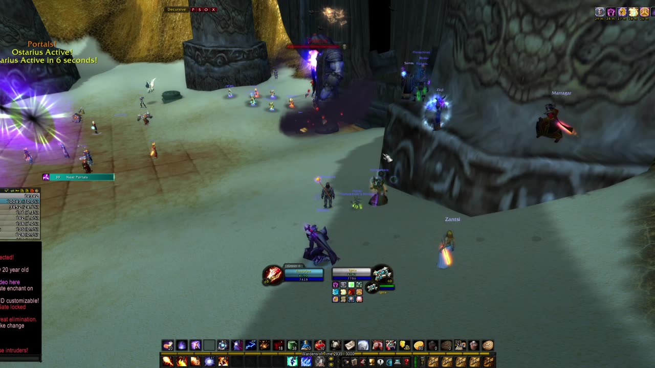 Turtle wow - PUG Ostarius custom world boss - Mage 20 November - second kill of the day