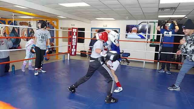 Joey boxing Nick 1/8/22