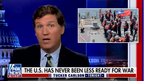 Tucker Slams U.S. Military After Showing a Promo Video of China’s PLA