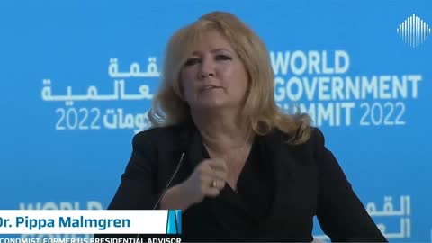 Pippa Malmgren, Economist At The World Government Summit 2022