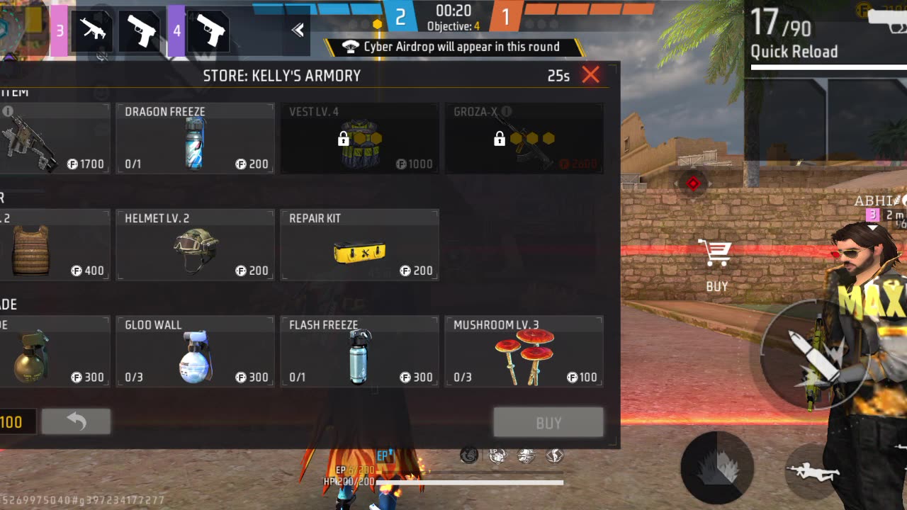 My fist video in rumble is free fire Max video but I lost in my fist video