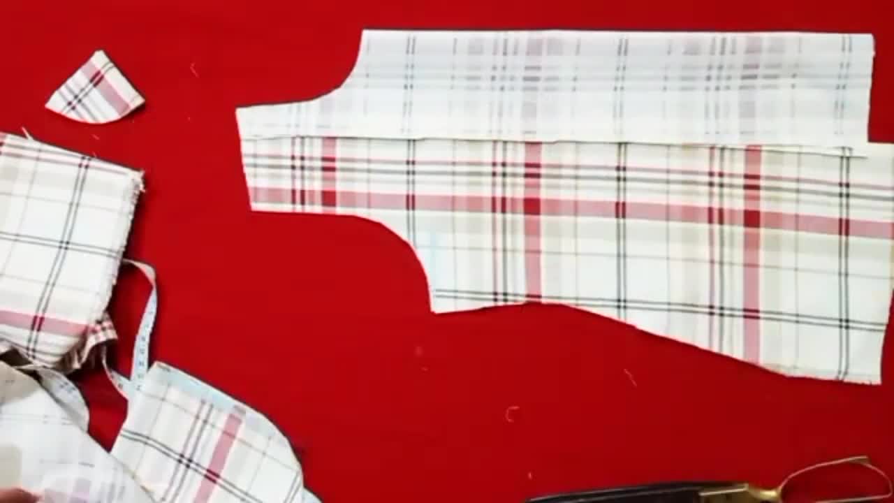 Short pieces convert to baby frock cutting stitching idea for beginners