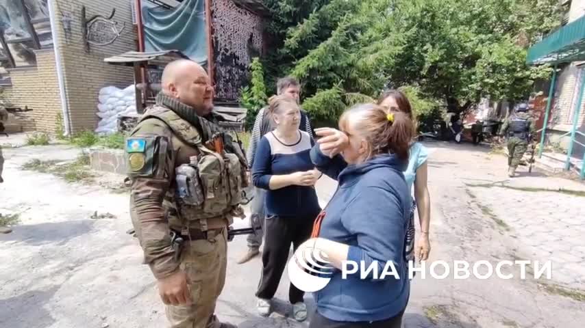 Zástupce velitele 7. brigády Lidových milicí LLR Andrej Skoryj se vrátil do rodného Lisičanska