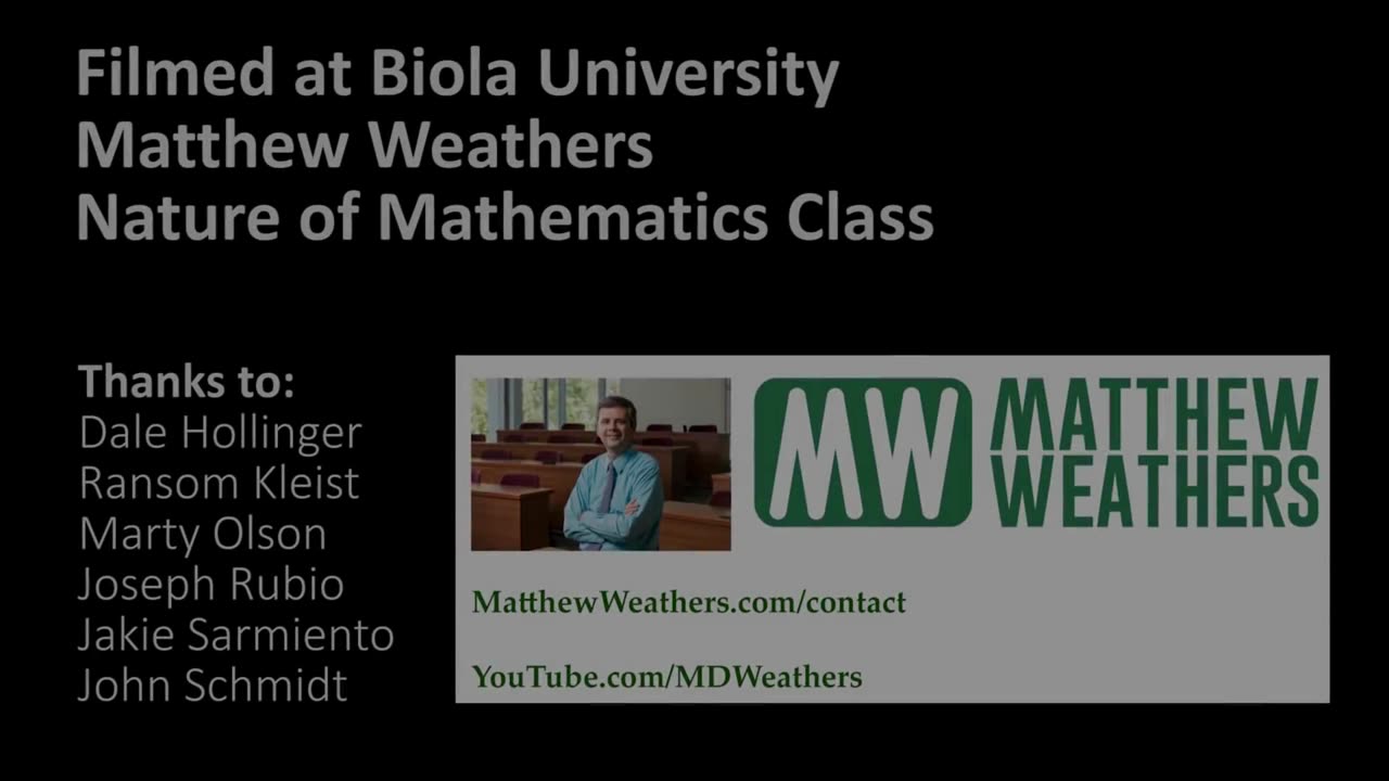 Math Professor fixes projector screen