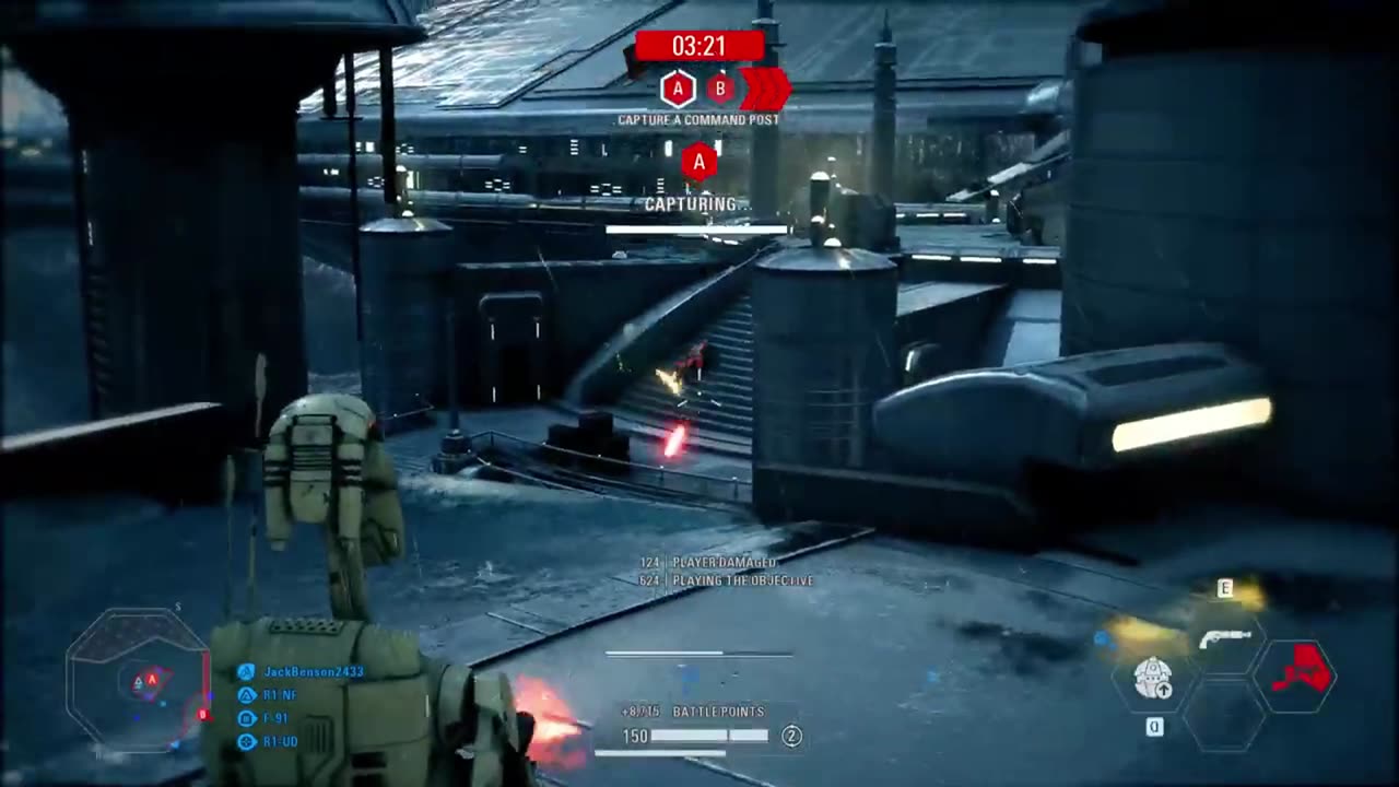 SWBF2 2017: Instant Action Mission (Attack) Separatist Kamino Gameplay