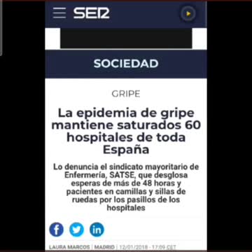 LA GRIPE SIEMPRE HA SATURADO LOS HOSPITALES DE EUROPA