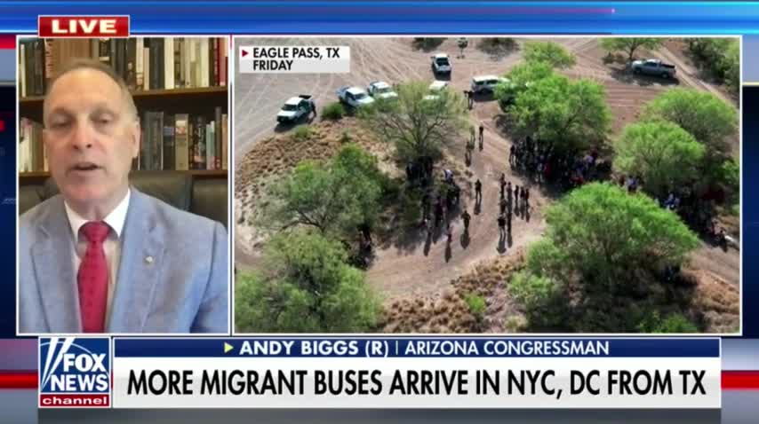 Rep. Andy Biggs slams the mayors of New York and Washington DC!!