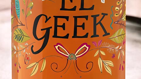 ¡Vaso único con diseño El Geek para tu estilo auténtico! #vasounico #elgeek