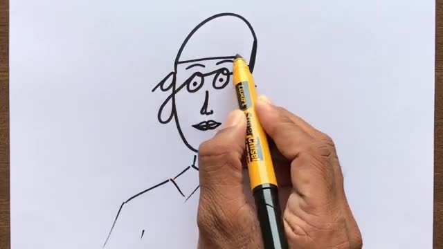 How to turn word “good” into cartoon face picture Easy Drawing for Beginners